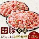 【ふるさと納税】宮崎県産豚 花盛しゃぶしゃぶ 2皿 ロースと肩ロース セット 味比べ 食べ比べ 豚肉 肉 お肉 精肉 ロース 肩ロース 豚ロース 豚肩ロース 豚しゃぶ しゃぶしゃぶ 花盛 化粧箱 化粧箱入り 専用箱 グルメ お取り寄せ お取り寄せグルメ 宮崎 宮崎市 送料無料