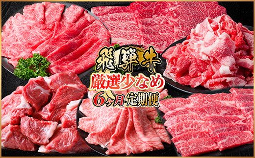 【毎月定期便】飛騨牛　厳選少なめ定期便　計2.1kg 全6回【配送不可地域：離島】