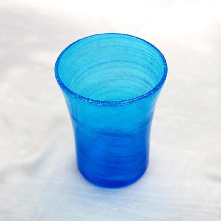 【琉球ガラス 匠工房】海の泡 口広グラス（2個）セット