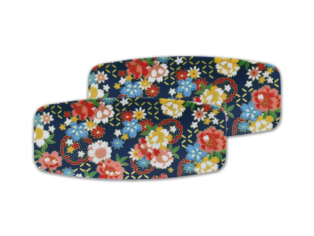 
            タツクラフト 友禅和紙おしぼりトレー 2枚セット 桜 牡丹紋
          