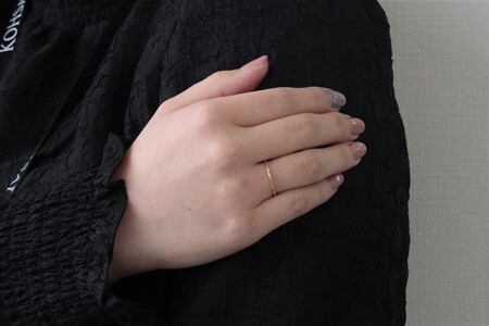 K10鍛造リング　極細1.0ｍｍ　9000495268