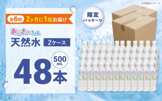 【全6回定期便（2ヶ月に1回お届け）】ミネラルウォーター （500mL×24本）×2箱 [BDBE003-14]