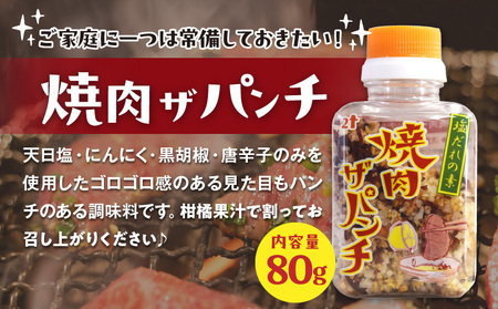 ［焼肉ザパンチ・スパイスザパンチ・粗挽き濃い塩こしょう］3点セット 調味料 スパイス 塩こしょう