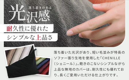 【大東寝具】tetra　シェニール（ビッグサイズ）【ビーズクッション座椅子】（うるし）