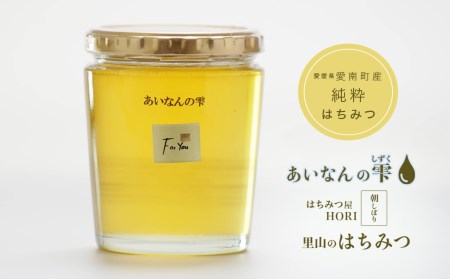 国産 天然 里山 はちみつ 蜂蜜 450g あいなんの雫 純粋 朝しぼり 濃厚 発送時期:2026年5月～(なくなり次第終了)