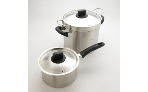 創燕 パスタポット22cm & 片手鍋18cm FCSF035010