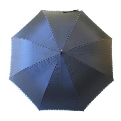 ふるさと納税 富士河口湖町 槙田商店【紳士雨傘】長傘 Tie Plain×Stripe 紺 |  | 01