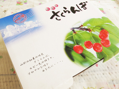 山形チェリーランドのさくらんぼ（佐藤錦）２００ｇ×２パック　ご家庭用　0075-2601