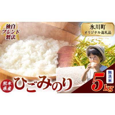 ふるさと納税 氷川町 ひごみのり 無洗米 熊本県産 ブレンド米 5kg~20kg《7-14日以内に出荷予定(土日祝除く)》