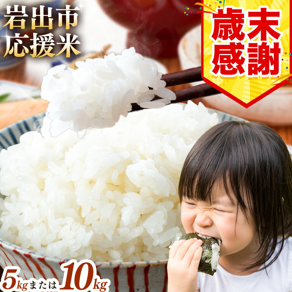 【ふるさと納税】米 こめ 岩出市応援米 約5kg 10kg 《30日以内に出荷予定(土日祝除く)》 和歌山県 岩出市 送料無料 お米 コメ 白米 精米 国産米 ごはん