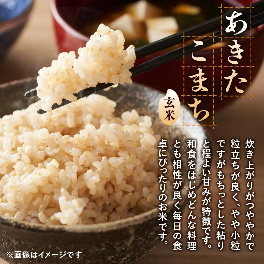 《令和8年産 新米受付》《定期便11ヶ月》【玄米】極上秋田銘柄米 あきたこまち 5kg
