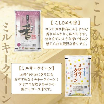 ふるさと納税 茨城町 【令和7年産】茨城県産米　こしひかり香&ミルキークイーン(各5kg) |  | 02