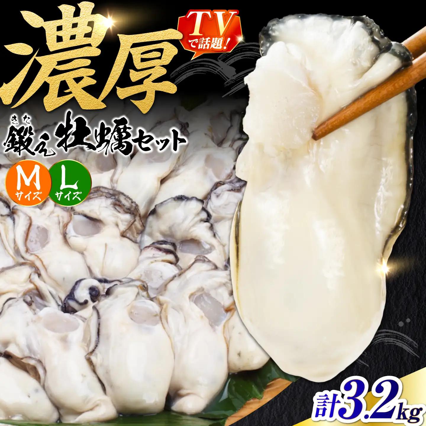 牡蠣 冷凍むき身 M・Lセット約3kg[XAE074]牡蠣