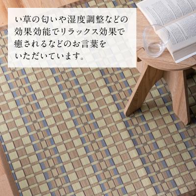 ふるさと納税 八代市 熊本県八代市産のい草を使って丹精込めて織り上げた『タロ』江戸間2畳:ベージュ_022-6505 |  | 03