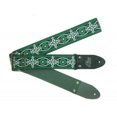 ふるさと納税 郡上市 【ギターストラップ】 Elara Straps Mellow Chandelier Green