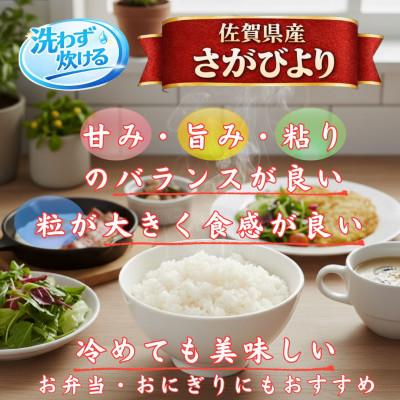 ふるさと納税 江北町 令和7年産【無洗米】さがびより3kg(五つ星お米マイスター厳選!)(江北町) |  | 02