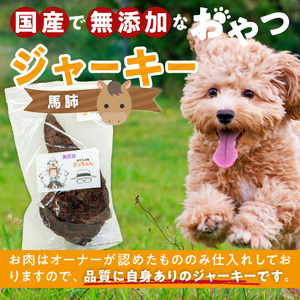 犬猫用　国産無添加おやつジャーキー　馬肺（肉）[143O02]