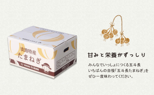 五斗長たまねぎ 5kg　　[玉ねぎ 淡路島 玉葱]