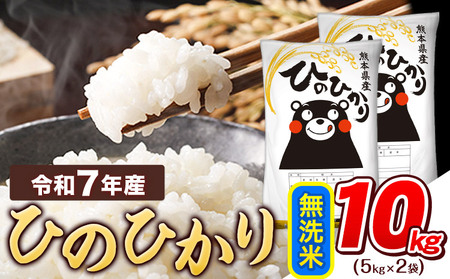  無洗米令和7年産  ひのひかり 10kg 《7-14日以内に出荷予定(土日祝除く)》