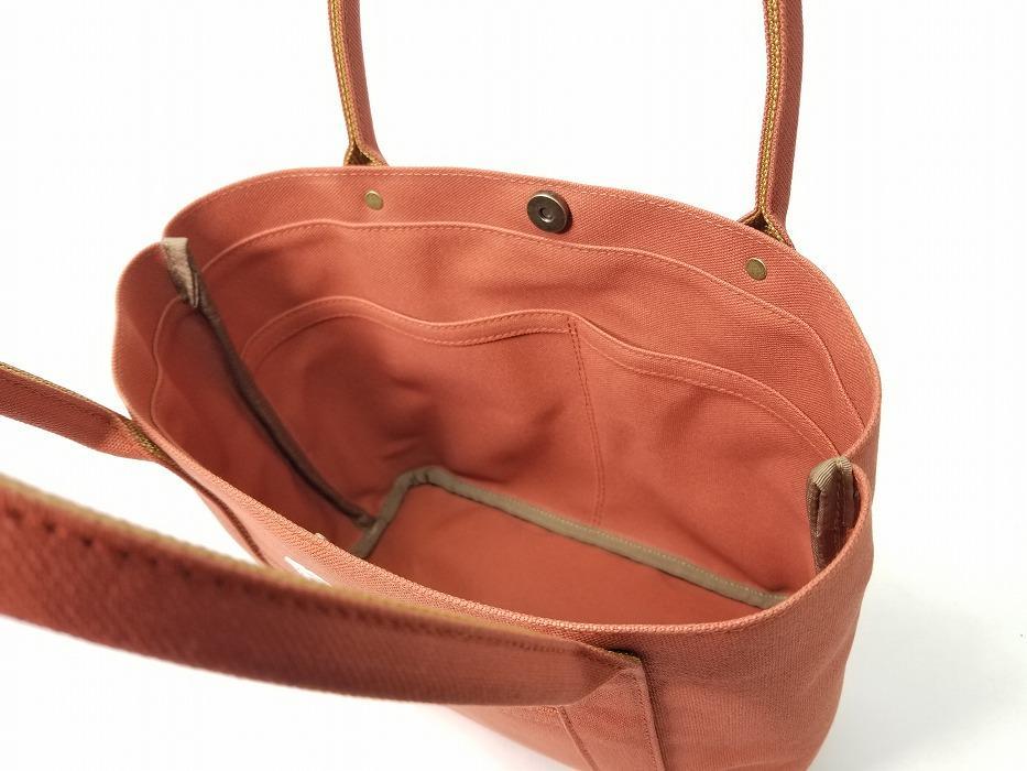 【いちひこ帆布】 ミニトート/レンガ