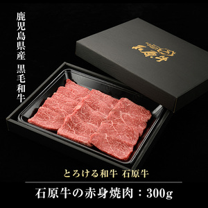 石原牛の赤身焼肉セット(300g) 石原牛 赤身 焼肉用  国産 牛 ウシ 牛肉 焼肉 BBQ バーベキュー ビーフ 冷凍【石原PRO】ishihara-1345