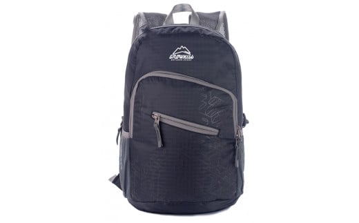 GROWHILL フォルダブルバックパック 14L ブラック ／ ジェイクリエイト 軽量 コンパクトサブバック 登山 鞄 アウトドア ギフト 奈良県 田原本町