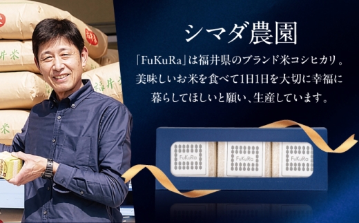 福井県産 こしひかり 『FukuRa』（ふっくら）真空キューブ ギフト 2合×6パック （300g×6パック） [BFAV023]