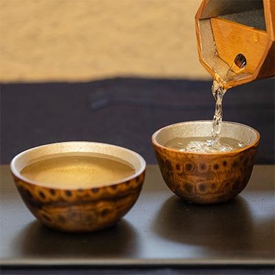 ふるさと納税 長岡京市 京都長岡京産　根竹の盃　2個セット |  | 01