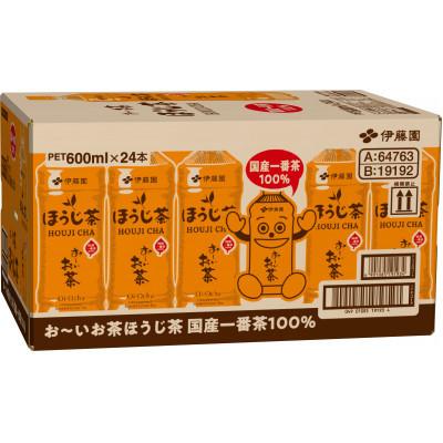 ふるさと納税 御前崎市 【毎月定期便】おーいお茶 ほうじ茶 600ml×24本全3回 |  | 01