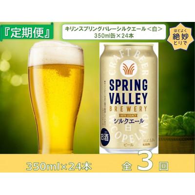 ふるさと納税 取手市 【毎月定期便】キリンビール取手工場産スプリングバレーシルクエール〈白〉350ml缶×24本全3回
