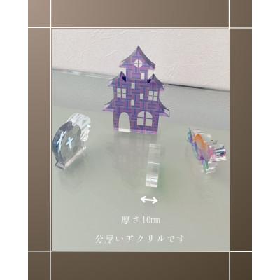 ふるさと納税 羽島市 季節のアクリル積み木　収納ケース付〜10月〜 |  | 02