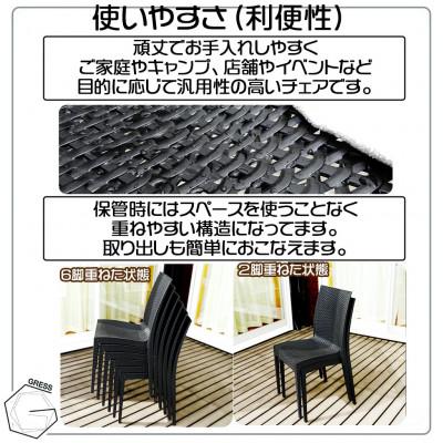 ふるさと納税 東金市 グレス ガーデンチェア(肘掛けなし6脚)西濃運輸営業所引き取り限定 |  | 03