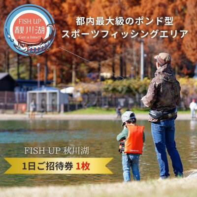 【ふるさと納税】FISH UP 秋川湖 1日ご招待券 1枚【1391288】
