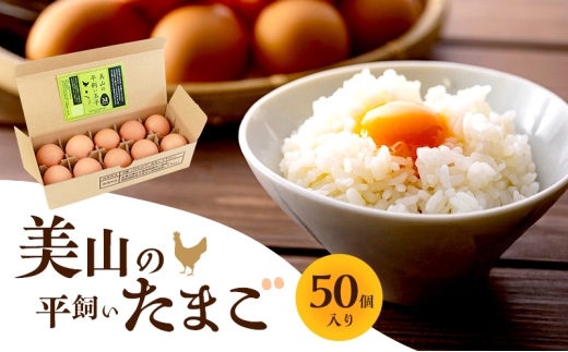 
            [№5334-0664]美山の平飼いたまご 50個 | 卵 タマゴ 平飼い 卵かけごはん お菓子作り 国産 南丹市
          