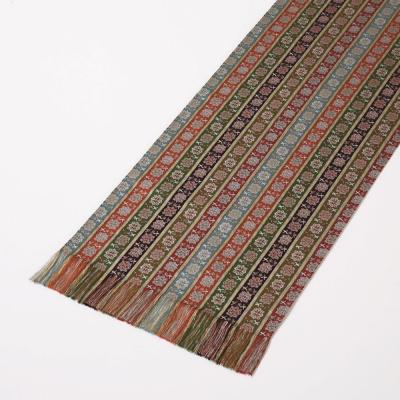 ふるさと納税 京都市 【龍村美術織物】経錦テーブルセンター3号(唐花雙鳥長斑錦)