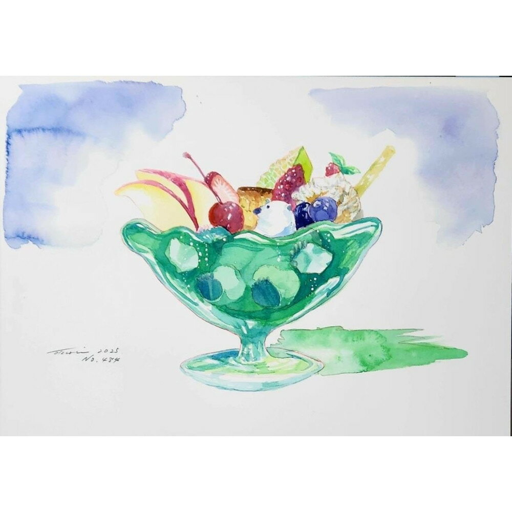 【ふるさと納税】水彩画作品　No,484 | 絵画 ホビー 人気 おすすめ 送料無料