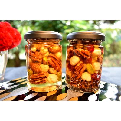 ふるさと納税 すさみ町 ナッツの蜂蜜漬　峠プレミアム2種セット【萌(MOE)】【爛(RAN】 |  | 01