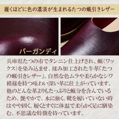 ふるさと納税 大和郡山市 牛革レディースシューズ KOTOKA 足が可愛く見える靴 No.7385 バーガンディ 24.5cm |  | 02