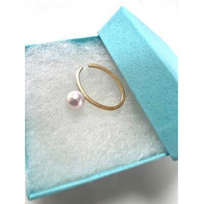 ふるさと納税 甲府市 K18 アコヤ本真珠 8mm〜8.5mmイヤーカフ 一粒珠 YF-23 |  | 02