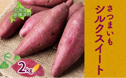 
                  北海道 新しのつ産 さつまいも シルクスイート  計2kg サツマイモ 薩摩芋 芋 甘い ねっとり 農作物 旬 採れたて 野菜 スイーツ おやつ お取り寄せ ご褒美 JA新しのつ 送料無料
                