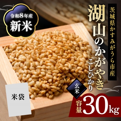 
                  令和8年 新米 コシヒカリ 玄米30kg 湖山のかがやき | こしひかり お米 茨城県かすみがうら市【1779437】
                