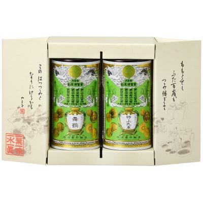 ふるさと納税 村上市 九重園の銘茶詰合せ　(舞鶴・特上九重) (ギフト缶・箱) B4100