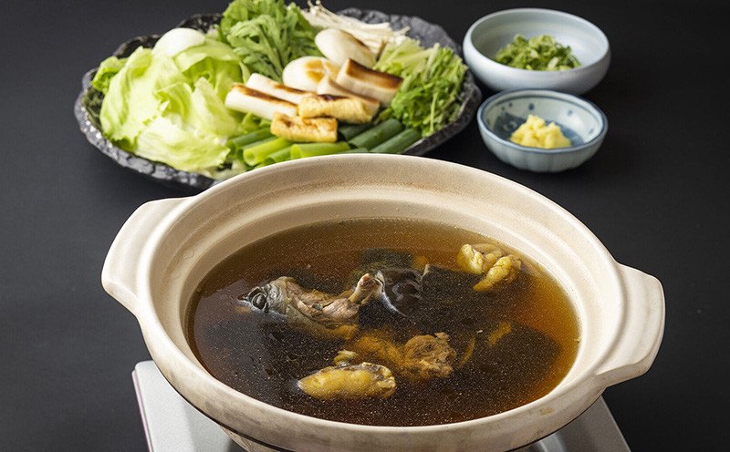 
            【京の季節膳】 京都 島原 乙文 すっぽん鍋 2人前 (京都 高級 京料理 鍋セット 料亭  お鍋 冷蔵 すっぽん鍋セット コラーゲン)
          