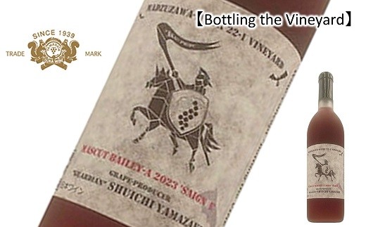 
                  【結城酒店 限定】 Bottling the Vineyard 「MASCUT BAILEY-A‘SAIGNEE’2023 SHUICHI YAMAZAKI」 720ml 『(有)大浦葡萄酒』 ロゼワイン 辛口 ミディアムボディ 山形県 南陽市 [2496]
                