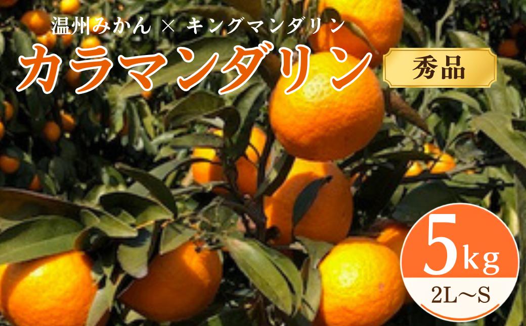 
                  【先行受付】カラマンダリン 5kg 秀 2L～S 2027年3月～4月発送予定 柑橘 みかん カラマンダリン 秀品 オレンジ ミカン 国産 果物 フルーツ 愛媛県 上島町
                