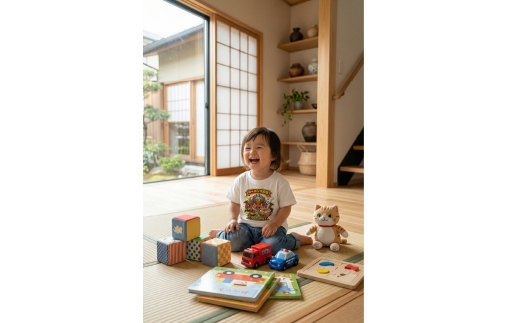 荻窪神シリーズ ラーメン大魔王キッズTシャツ 1枚 （ ホワイト ） 子供 シャツ 服 プリントシャツ イラストシャツ ファッション オシャレ メンズ レディース 男性 女性 アパレル 半袖 衣類 カ