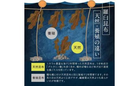 羅臼昆布 天然 2等 660gセット(Lサイズ330g×2個) 北海道 知床 羅臼産 生産者 支援 応援