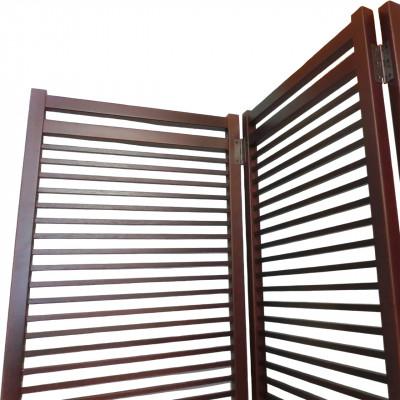 ふるさと納税 富田林市 土肥家具工芸の衝立 格子折畳み150タイプ ブラウン 天然木無垢材のインテリア家具 |  | 02