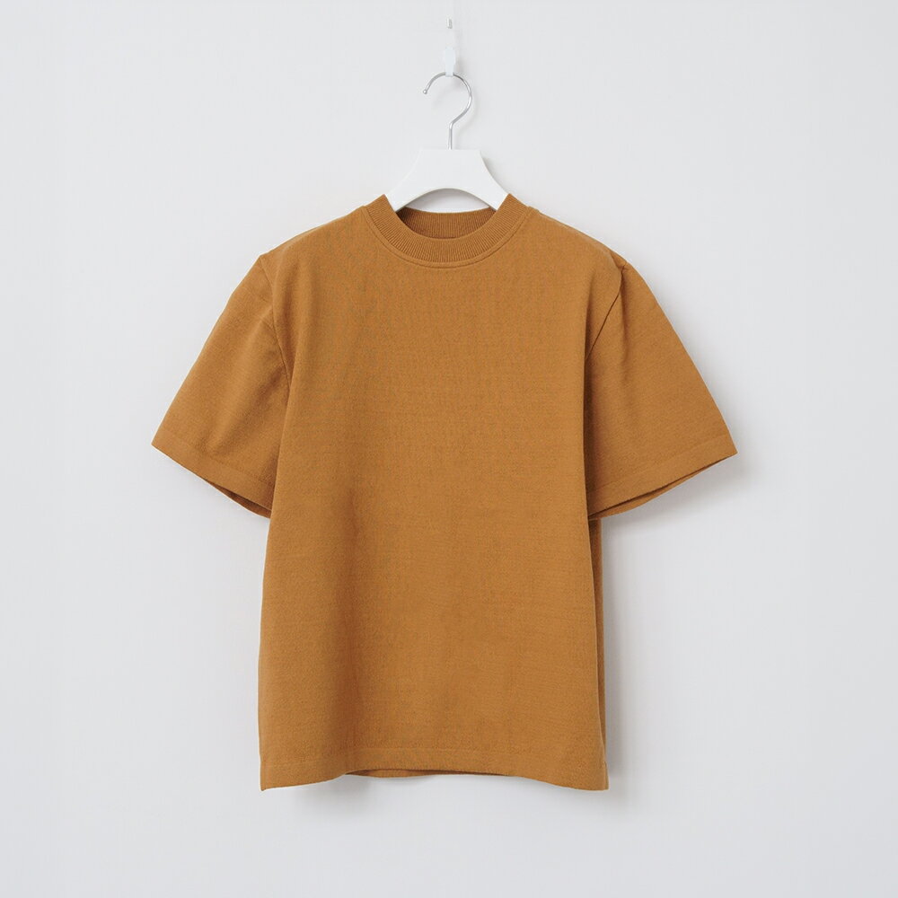 【ふるさと納税】【Yonetomi】米富繊維 LIGHT WAVE COTTON KNIT PULLOVER CAMEL キャメル 服 洋服 ユニセックス メンズ レディース ブランド 数量限定 山形県 山辺町 yt-lwpxc
