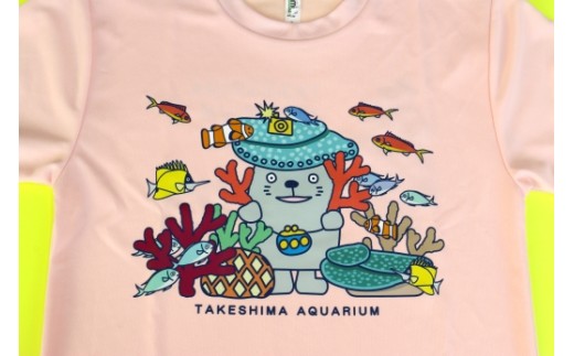 【G0731】竹島水族館Tシャツ：配送情報備考　L / ピンク